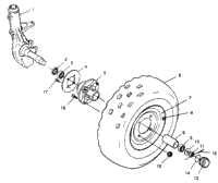 Front Wheel Xpress 300 & Xpress 400