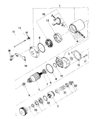 Starting Motor Assembly 350 2X4 Update