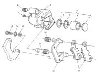 Middle Axle Brake Assembly 6X6 250