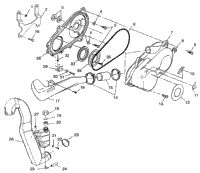 Clutch Cover Scrambler 400