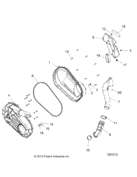Drive Train, Clutch Cover And Ducting