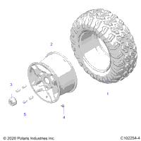 Wheels, Rear Tire A23sws57c2