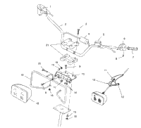 Handlebar/Headlight Assembly Scrambler