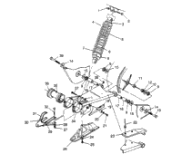 Swing Arm/Shock Mounting Trail Boss
