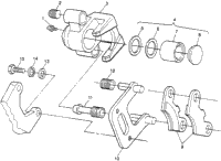 Front Brake Xplorer 400L