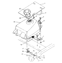 Fuel Tank Assembly 6X6 400L, Swedish S948740 & Norwegian