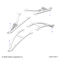 Suspension, Front Aarms