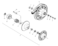 Driven Clutch Assembly 4X4 300
