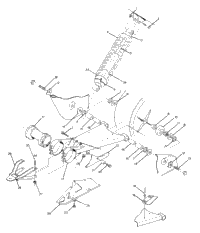 Swing Arm Weldment & Rear Shock Assembly