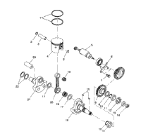 Piston & Crankshaft Sportsman 4X4