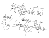 Front Brake Assembly 4X4 300