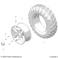 Wheels, Front Tire A23sws57c2