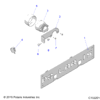 Electrical, Fog Lamp & Front License Bracket A22sgs95fn