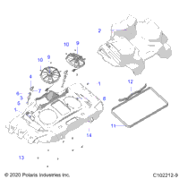 Engine, Cooling System, Fans And Shrouds
