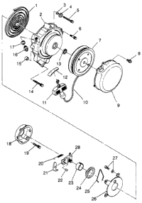 Recoil Starter Trail Blazer W97ba25c (4940124012D007)