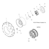 Wheels, Front Tire & Brake Disc A16sea57a1/3/7/8/9/L3/L7/L8/E57a1/3/5/7/9/D57a2