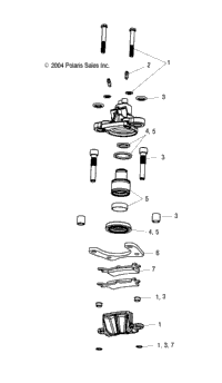 Caliper, Rear