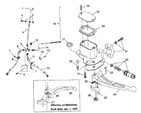 Controls Master Cylinder/Brake Line Xplorer 400L