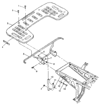 Rear Rack Mounting Xpress 300 W97ca28c & Xpress 400L