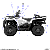 Body, Decals And Componants, 3Pc
