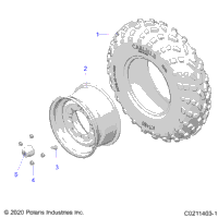 Wheels, Front Tire