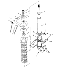 Strut Assembly 2X4 300