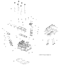 Engine, Cylinder Head, Cam & Valves
