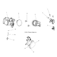 Engine, Throttle Body & Fuel Rail