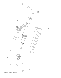 Suspension, Shock, Rear, Mounting