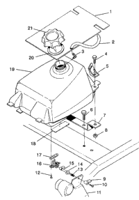 Fuel Tank Assembly 4X4 350L W938139