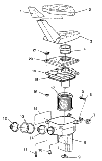 Air Box Assembly Trail Boss
