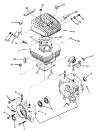 Crankcase & Cylinder Assembly