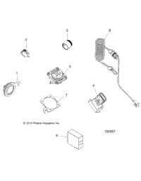Electrical, Horn & Battery Switch A16sxs95ck