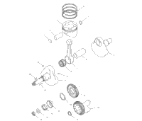Crankshaft & Piston W97ch50a