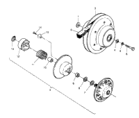 Driven Clutch Assembly Trail Boss