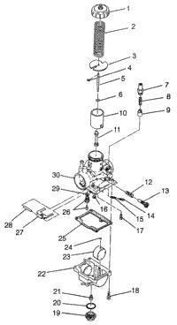 Carburetor Xpress W97ca28c (4939603960E003)