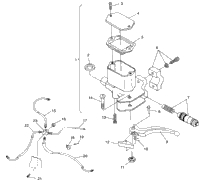 Controlsmaster Cylinder/Brake Line Trail Blazer
