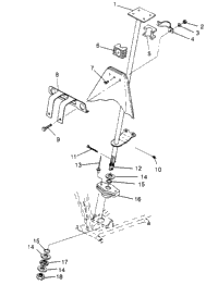 Steering Post Assembly Sport 400L