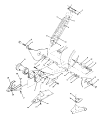 Swing Arm Weldment & Rear Shock Assembly