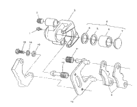 Front Brake Assembly 6X6 400L, Swedish S948740 & Norwegian