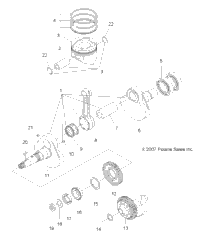 Engine, Crankshaft & Piston