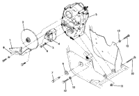 Right Hand Gearcase & Brake Mounting Updated 5/90