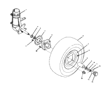 Front Wheel Assembly Trail Blazer