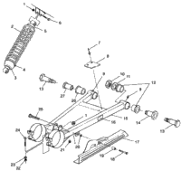 Swing Arm/Shock Mounting
