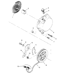 Recoil Starter 6X6 400L, U.S. , Swedish S958740 & Norwegian N95874