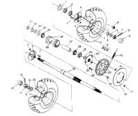 Rear Wheel Drive Assembly Magnum 2X4 (4926852685C004)