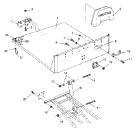 Rear Bed Mounting 6X6 250