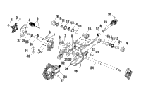 Swing Arm/Rear Gearcase Mounting