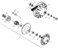 Driven Clutch Scrambler 400L