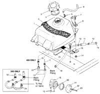 Fuel Tank Xpress 300 W969530 & Xpress 400